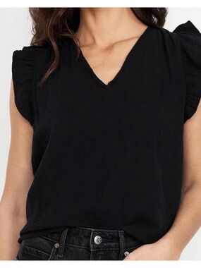 NWT Old Navy Flutter Sleeve V-neck Blouse